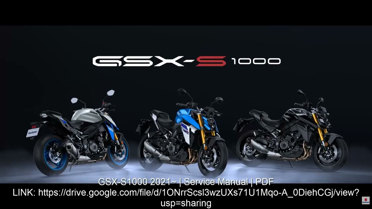 SUZUKI GSX-S1000/T サービスマニュアル SUZUKI GSX-S1000 2021~ | SERVICE MANUAL | MANUAL DE SERVICIO | PDF