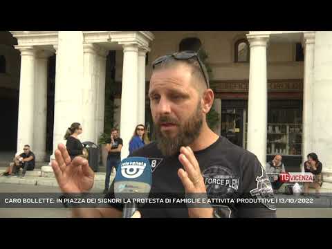 CARO BOLLETTE: IN PIAZZA DEI SIGNORI LA PROTESTA DI FAMIGLIE E ATTIVITA' PRODUTTIVE | 13/10/2022