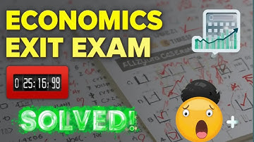 Economics Model Exit Exam with Solutions | Comprehensive Review & Answer Key