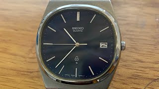 Vintage January 1978 Seiko 7832-5010 Quartz Blue Dial - YouTube
