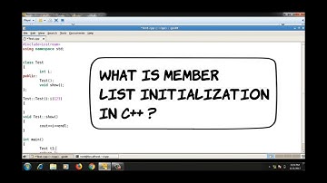 member list initialization | member initialization list | C++ Programming