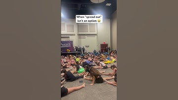 The pre-convention warm-up vibe 😬 #karprotege #dancerlife #dance #relatable #fyp