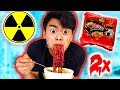 NUCLEAR FIRE NOODLE CHALLENGE! 2x!