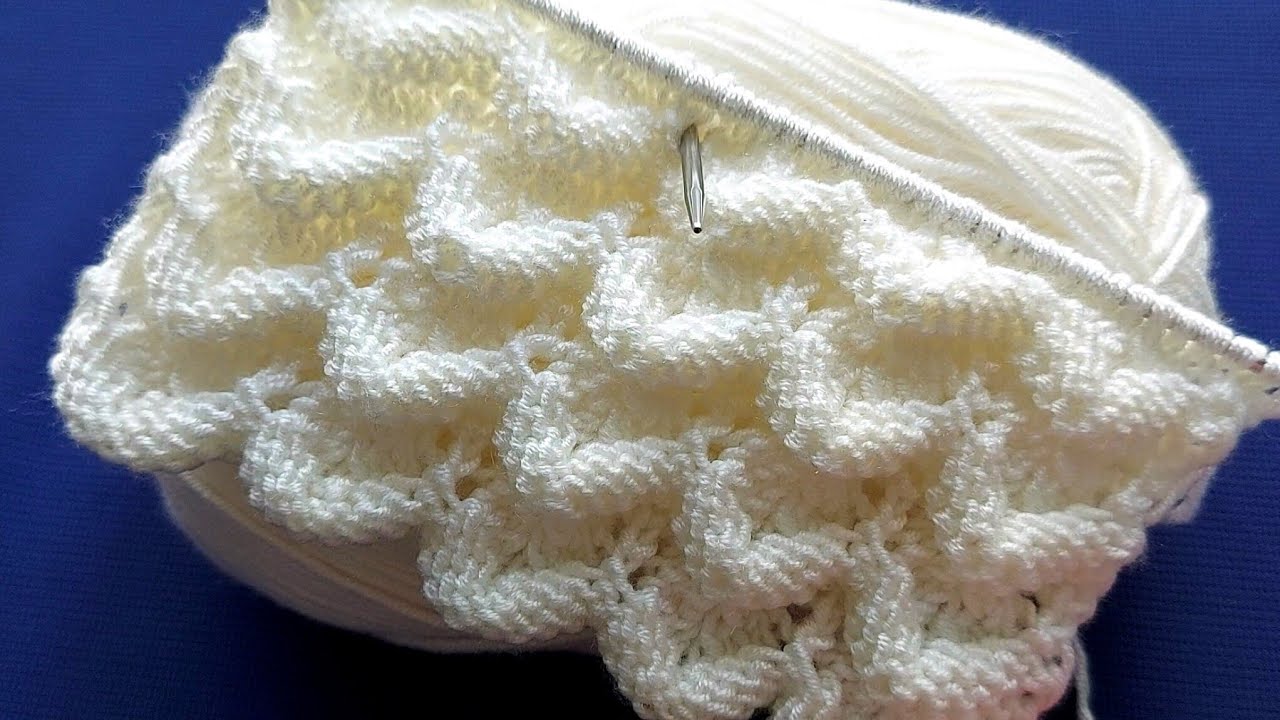 Easy And Beautiful knitting pattern🫠