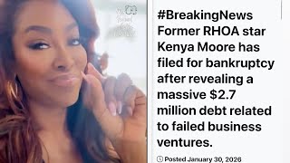 "I'm Poor" Kenya Moore Responds To Bankruptcy Rumors Claiming She's $2.7M In Debt! 😱
