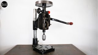 Hand crank drill press makeover