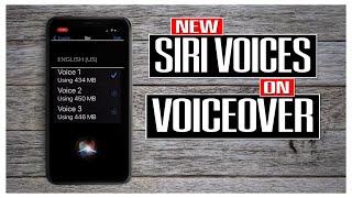 How To Use New Siri Voices For VoiceOver