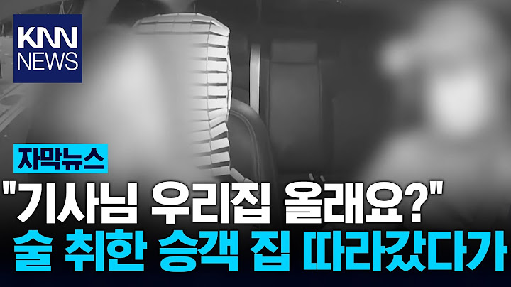 술 취한 승객 집 따라가…"합의 성관계" 무죄 / KNN