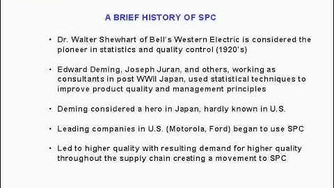Statistical Process Control - SpecialChem Learning on Demand