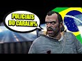 Michael e Trevor do GTA 5 falando EM PORTUGUÊS - GTA 5 DUBLADO, incrível