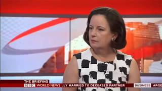 Cornelia Meyer Interview on BBC World News re Argentina and NAFTA (30/08/2018)