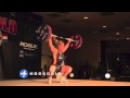 Lydia Valentin 115kg Snatch Slow Motion