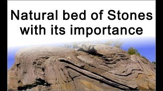 Natural bed of stones, Define Stones, Construction materials, Building materials Science Technology