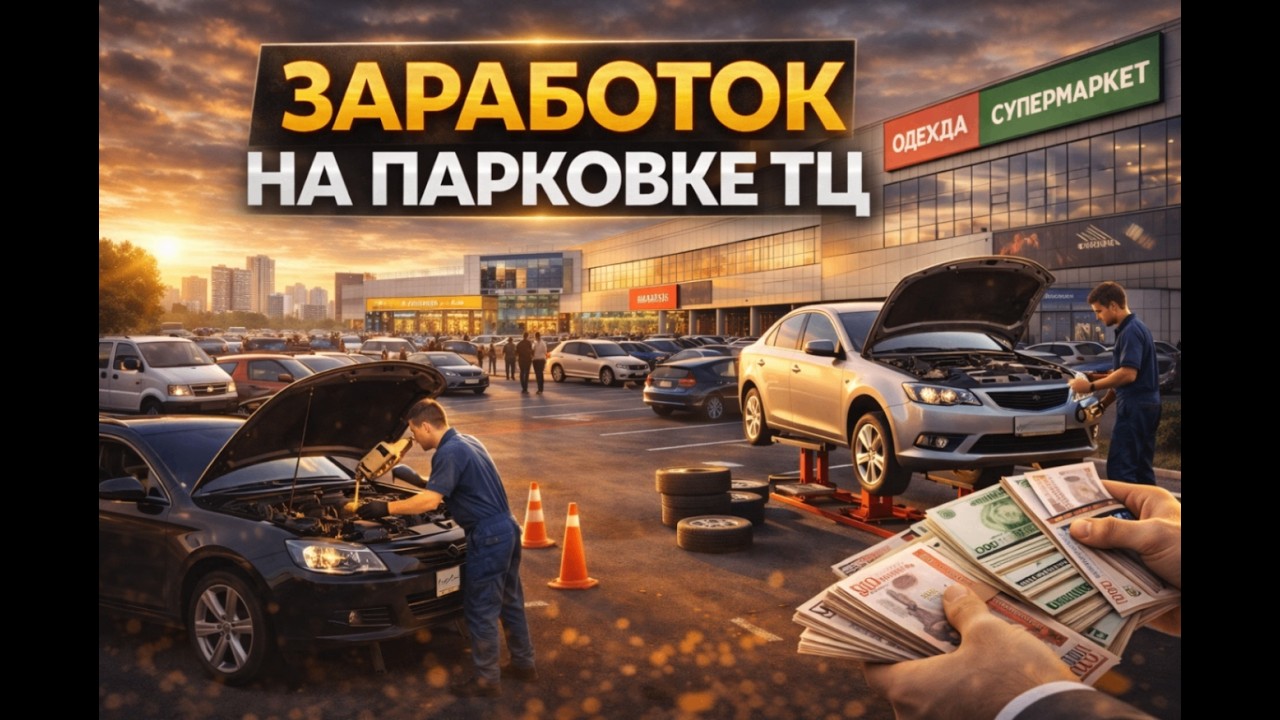 Идея 2: Заработок на парковке ТЦ