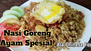 Bumbu nasi goreng porsi kecil & cara membuat ayam suwir nya untuk pemula & ibu rumah tangga. 