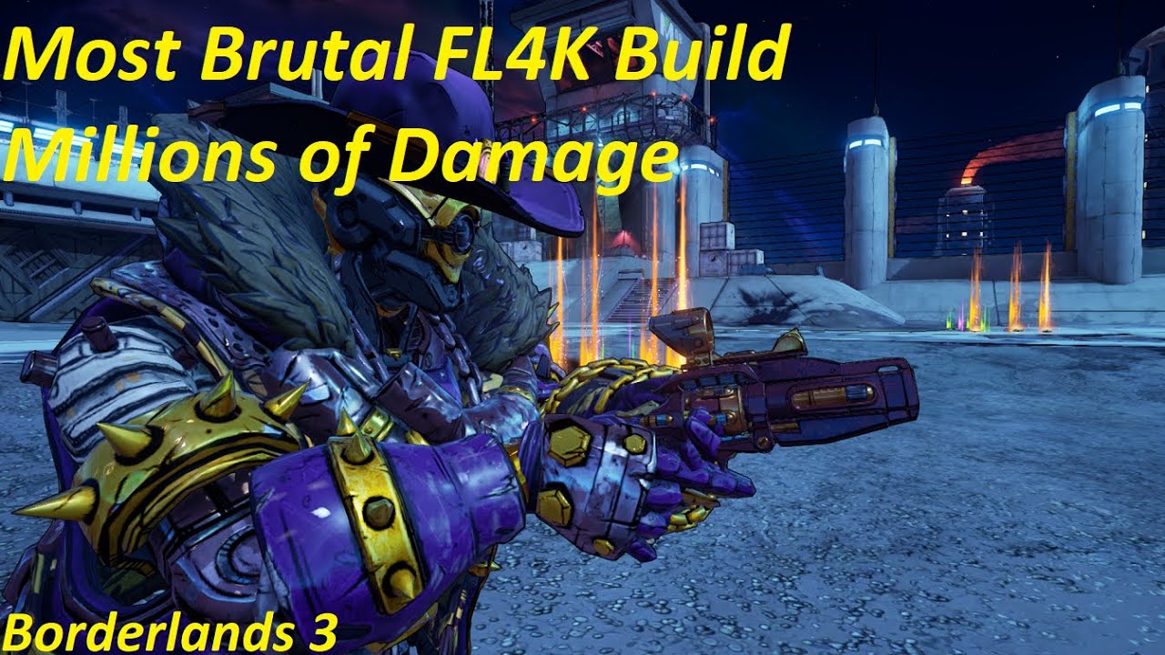 My Most BRUTAL FL4K Build. Lucky 7 Buff-Penetrates shields! Millions of Damage. Insane Damage..