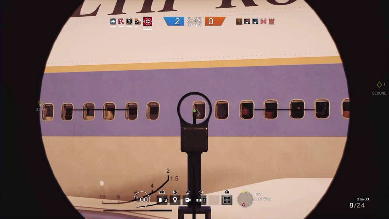 3 kills! Rainbow 6 sniper (Plane) highlights subscription