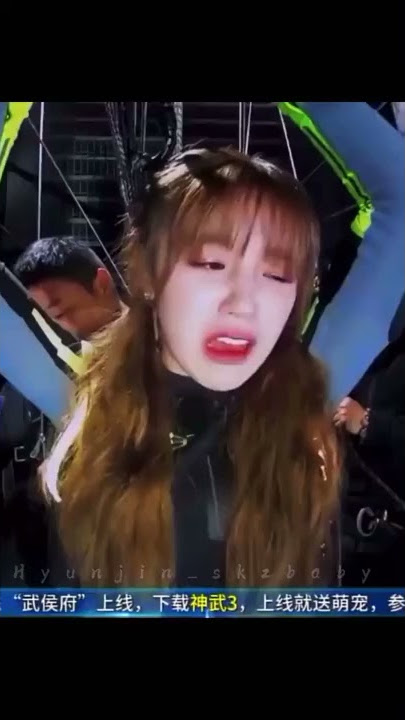 Yuqi is really scared 😢so much so that Lucas wants to shed tears😊