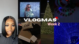 Vlogmas week 2: new hairstyle, renaissance movie, friendsmas,Christmas lights and MORE! |Famous Erin