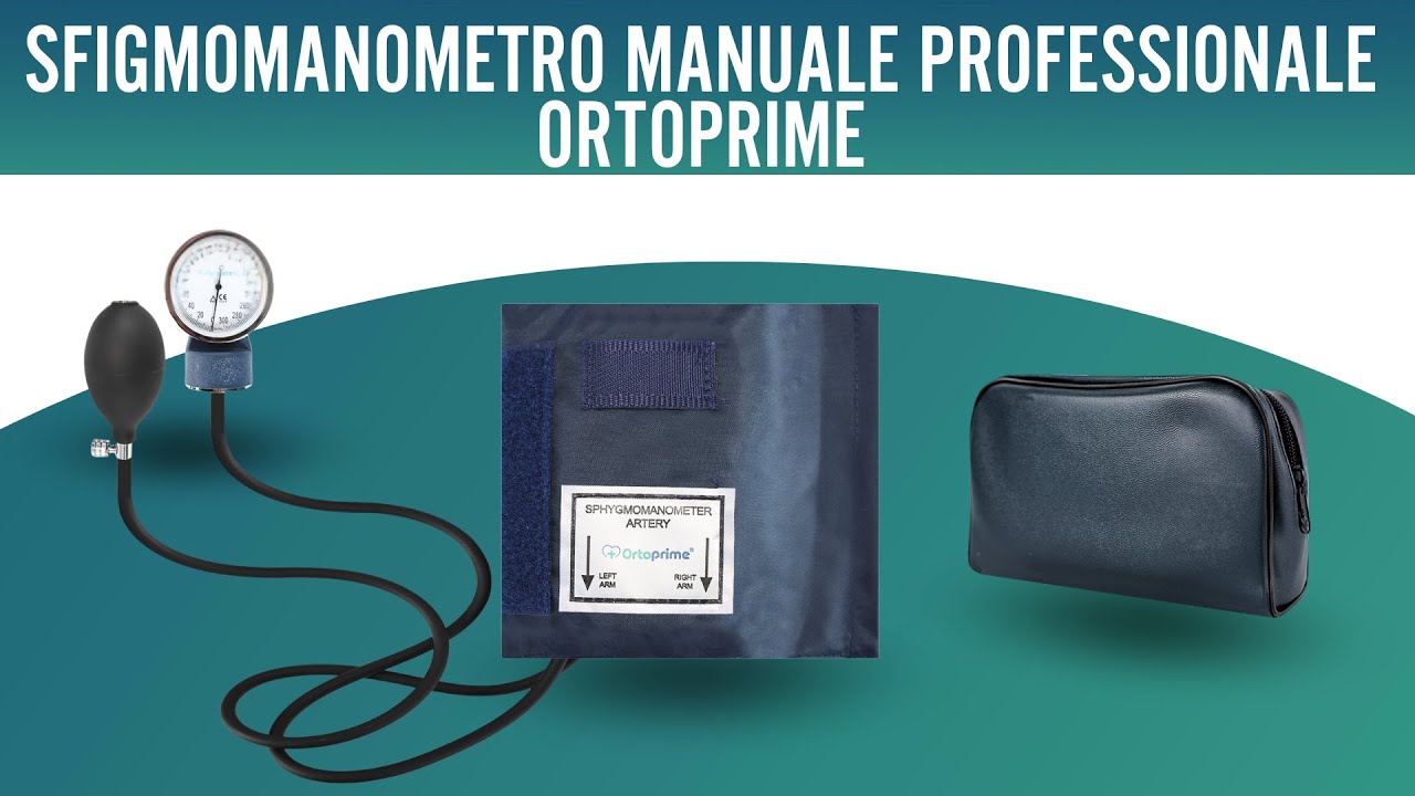 OrtoPrime Sfigmomanometro Manuale Professionale per Uso Domestico e Ospedaliero