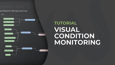Tutorial | Visual condition monitoring
