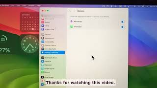 How to Allow Camera Access on Macbook | macOS Sonoma.