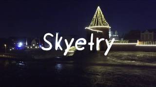 Lithuania - Night Flight Above Kaunas Stronghold