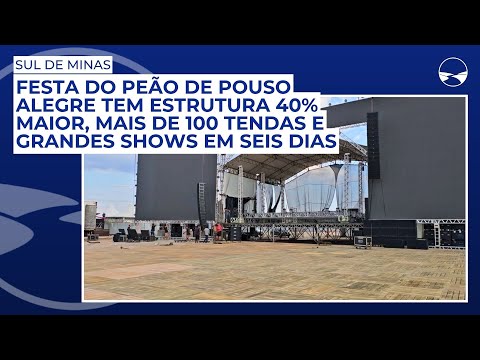 Festa do Peão de Pouso Alegre tem estrutura 40% maior, mais de 100 tendas e grandes shows