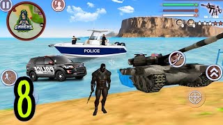 Black Panther Ropehero in Town #8 |  Wakanda Man Hero | Android Gameplay screenshot 3