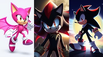 Sonic Dash - Rouge VS Vampire Shadow VS  Idol shadow - All Characters Unlocked - Gameplay