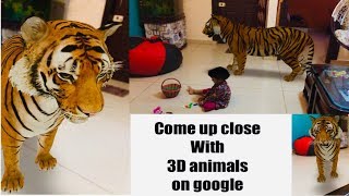 How to view 3D animals on google/3D tiger on google/meet life sized tiger up close on google search screenshot 4