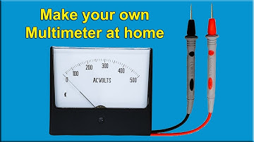 How To Make MultiMeter at home, DIY AC Voltmeter Hack, Convert ac analog voltmeter to multimeter