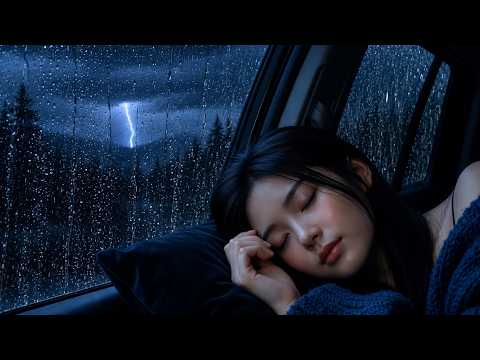 Rain and Thunderstorm Sounds for Sleeping | Fall Asleep Naturally and Ease Insomnia Every Night