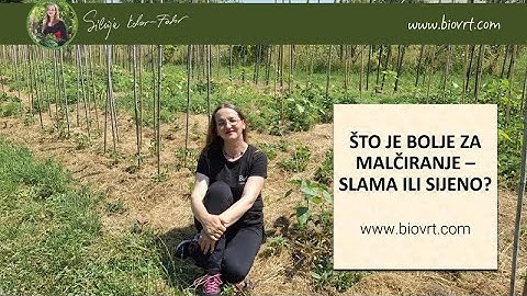 Što je bolje za malčiranje - slama ili sijeno?