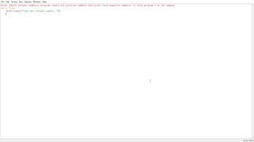 Python Exercise Count Positive Numbers l Python Print Only Negative Numbers l Python Stop While loop
