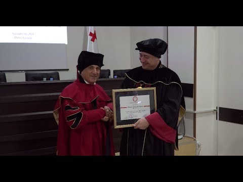 კსუ-ში პროფესორ თომას რუზიჩკას საპატიო დოქტორის აკადემიური წოდება მიენიჭა  01.11.2018  კსუ/CIU