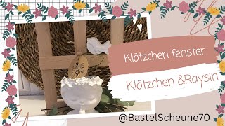 Klötzchenfenster | Deko für jede Jahreszeit l #diyprojects #bastelnmitpapier #basteln #raysin