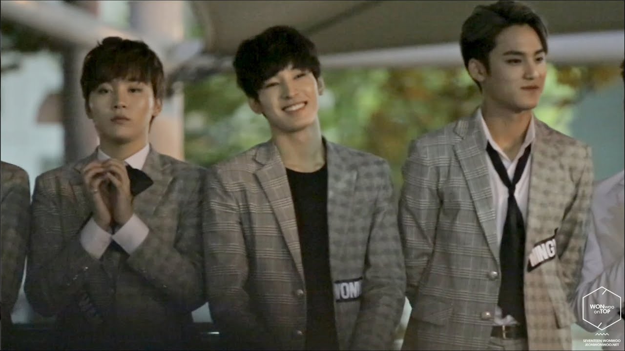 20150929 더쇼 게릴라팬미팅  - 세븐틴 원우 (SEVENTEEN WONWOO) 직캠