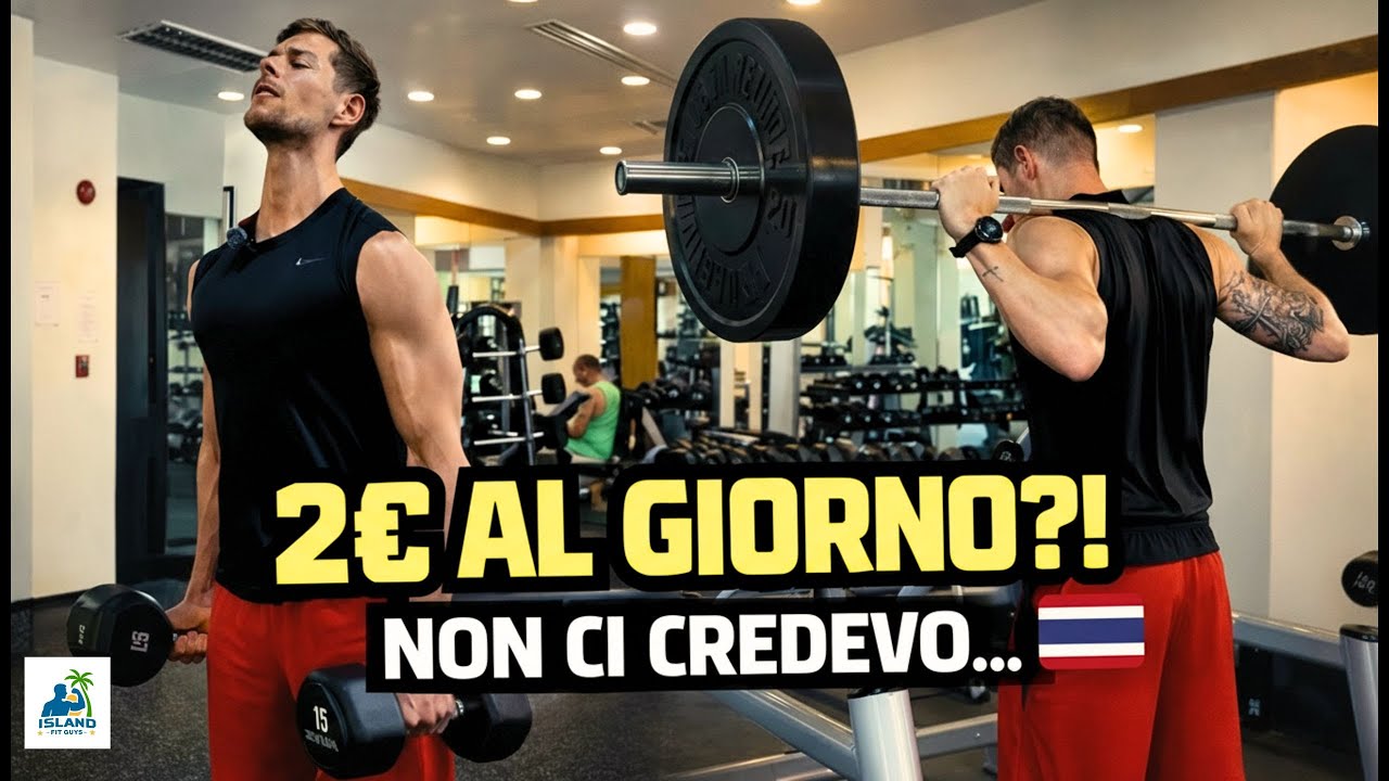 [ EP.2 ] 2€ AL GIORNO BASTANO PER ALLENARSI IN TAILANDIA! #phuket #fitness #thailand