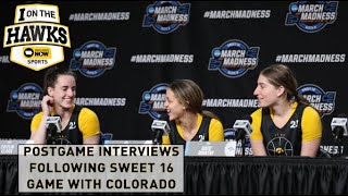 Iowa Hawkeye postgame interviews following Colorado game