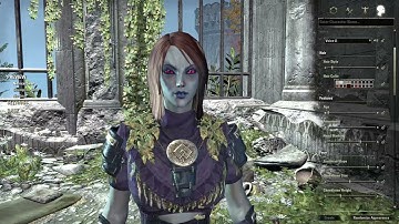 How to make a pretty dark Elf ESO