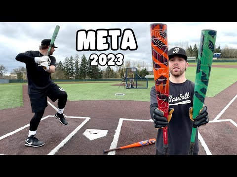 Hitting with the 2023 META & META PWR ($500) | Louisville Slugger BBCOR Bat Review