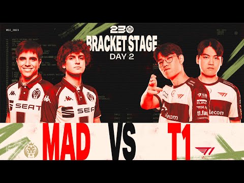   MAD Vs T1 매치 하이라이트 브래킷 스테이지 Day2 2023 MSI