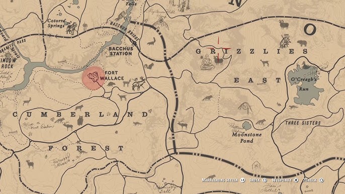 Red Dead Redemption 2 - Full in-game Map 