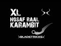 Bladetricks xl nosaf raal karambit standard cord wrapped version