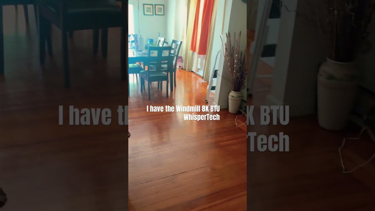 How I'm surviving the summer heat with the Windmill AC WhisperTech 8K BTU - review #summerdays