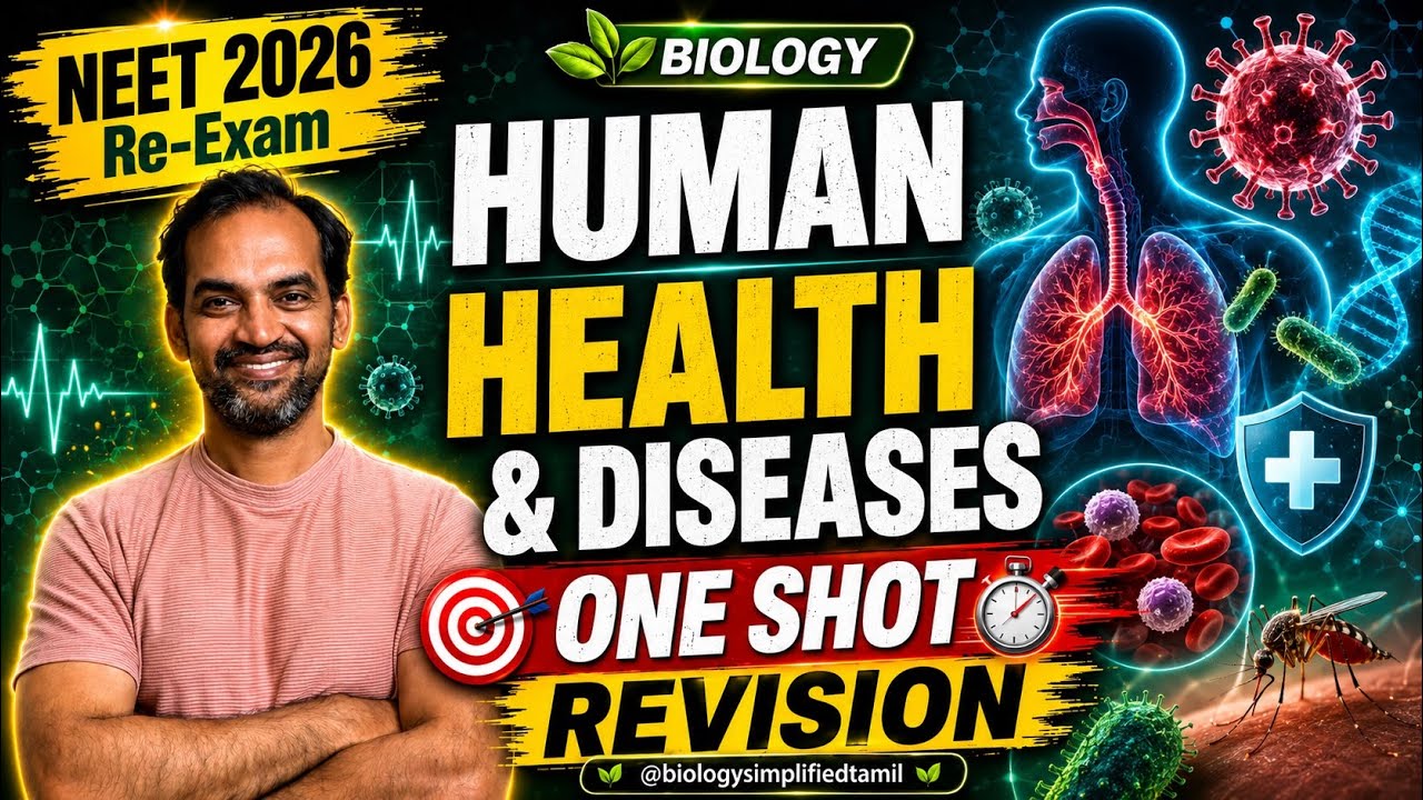 Human Health and Diseases One Shot | Thannambikkai Batch 2026