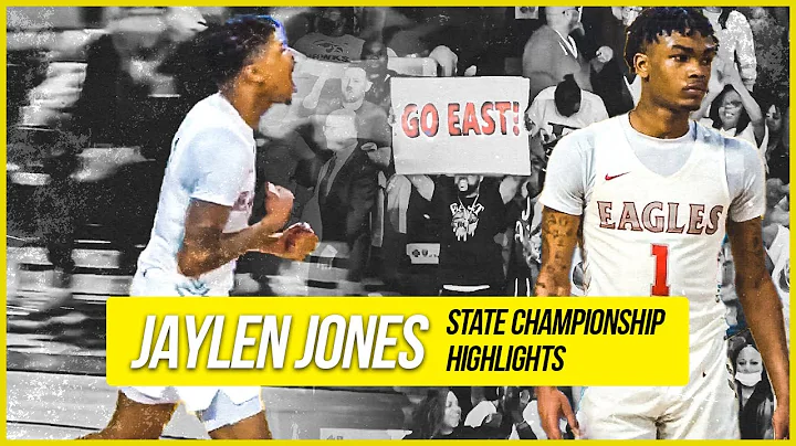 Jaylen Jones STATE CHAMPIONSHIP MVP Highlights vs....