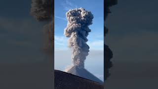 Massive Volcán de Fuego Eruption Seen From Acatenango