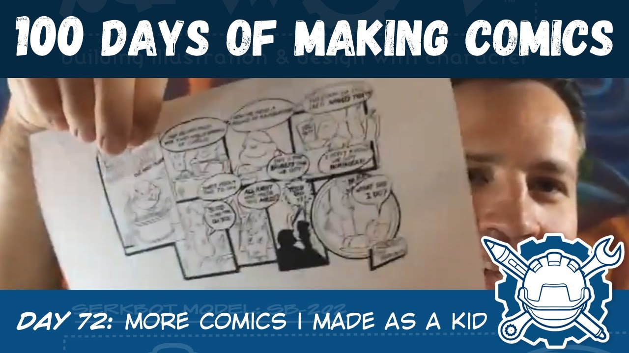 100 Days of Making Comics Day 72: More Comics I Made As A Kid